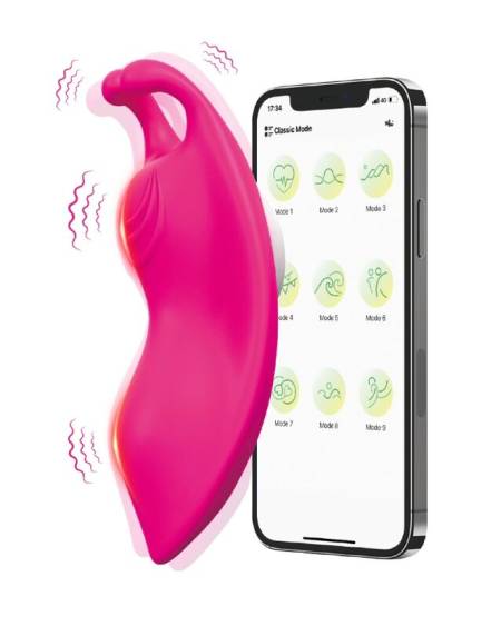 ARMONY - HONEYBEE WEARABLE PANTIES VIBRATOR G-SPOT FUCHSIA - FREE APP