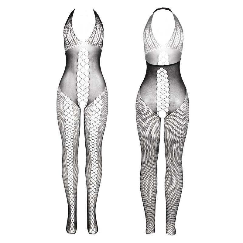 SUBBLIME - 951832 BODYSTOCKING WITH OPEN BACK AND CROSS DETAILS BLACK ONE SIZE - Imagem de 3