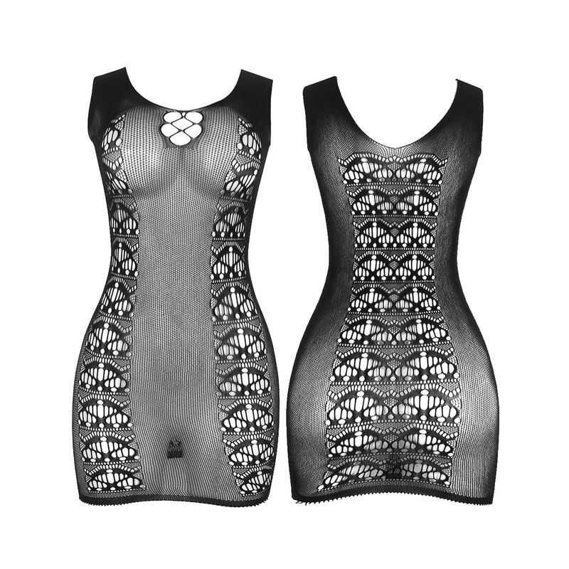 SUBBLIME - 952167 SHORT ELASTIC FISHNET DRESS BLACK ONE SIZE - Imagem de 4