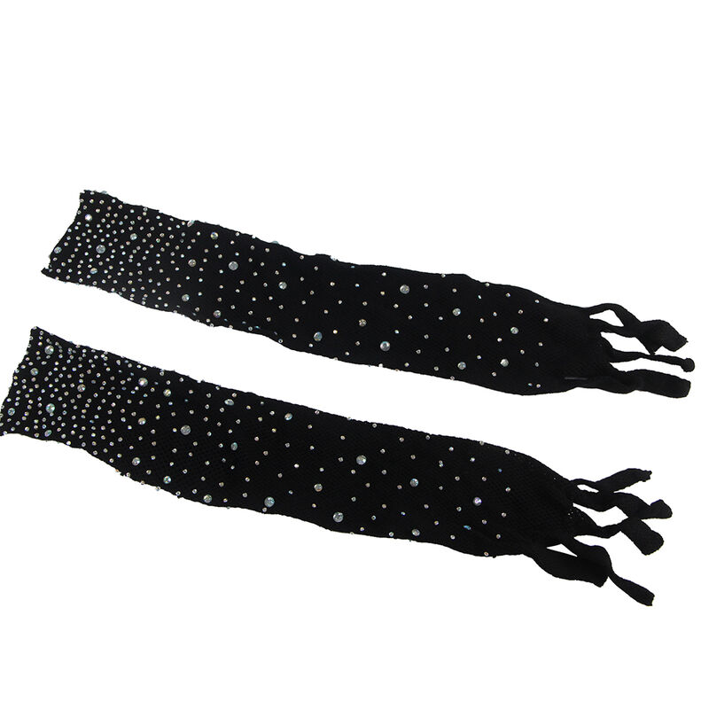 SUBBLIME - 952174 FISHNET BODYSTOCKING WITH GLOVES AND DIAMONDS BLACK ONE SIZE - Imagem de 5