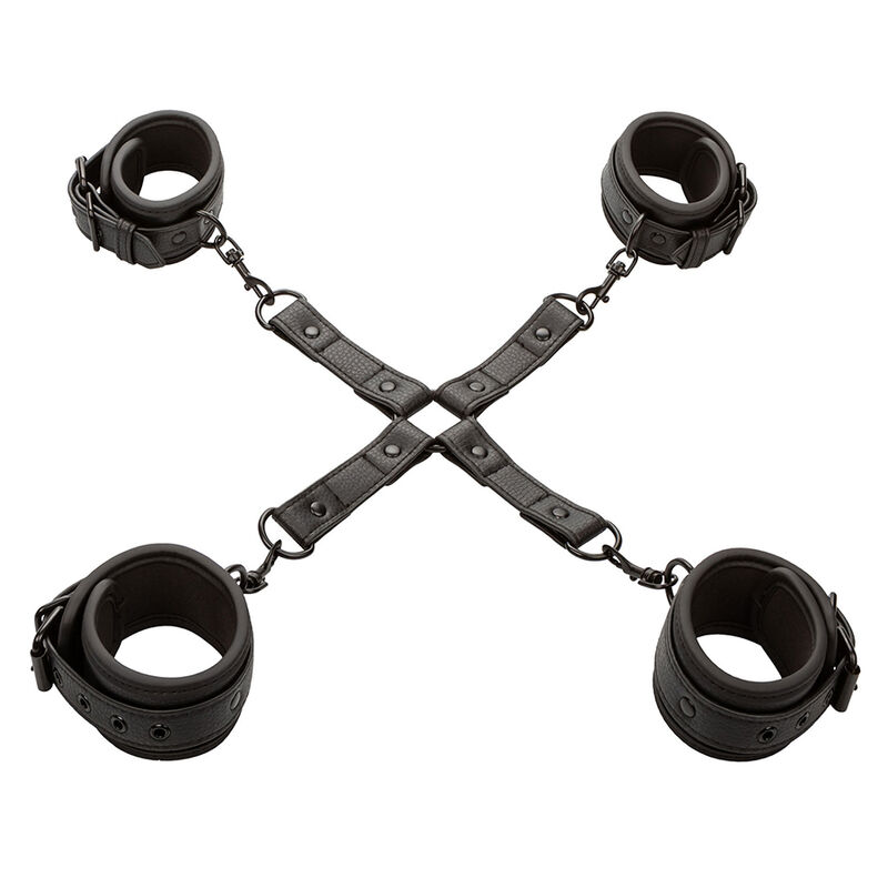 CALEXOTICS - NOCTURNAL HOG TIE CONNECTOR CUERO AJUSTABLE BLACK - Imagem de 2