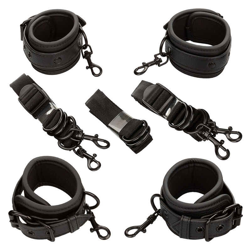 CALEXOTICS - NOCTURNAL BED RESTRAINTS LEATHER ADJUSTABLE BLACK - Imagem de 2