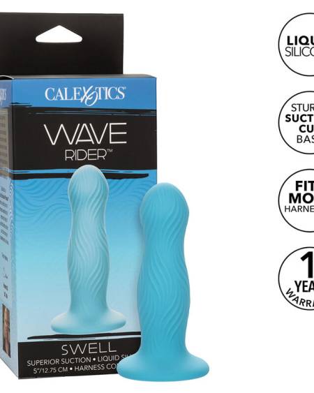 CALEXOTICS - WAVE RIDER SWELL ANAL PLUG BLUE