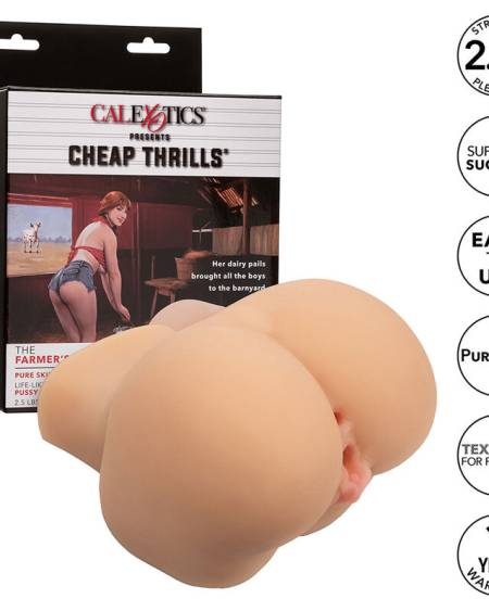 CALEXOTICS - THE FARMERS DAUGHTER DOUBLE REALISTIC MASTURBATOR FLESH