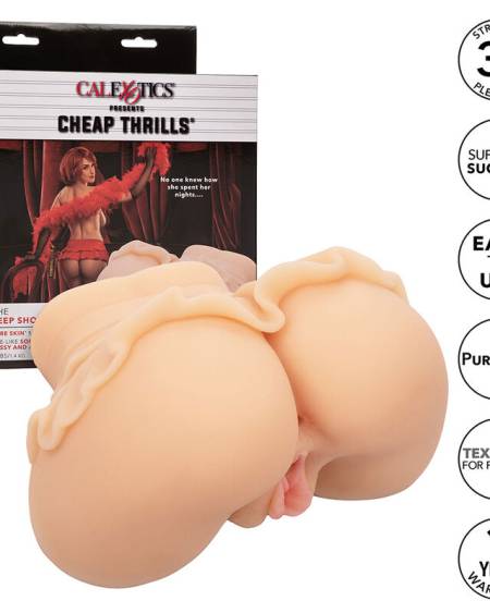 CALEXOTICS - THE PEEP SHOW GIRL DOUBLE REALISTIC MASTURBATOR FLESH