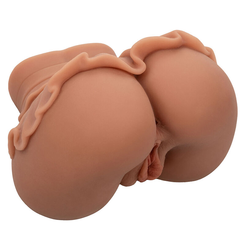CALEXOTICS - THE HOMECOMING QUEEN DOUBLE REALISTIC MASTURBATOR CARAMEL - Imagem de 3