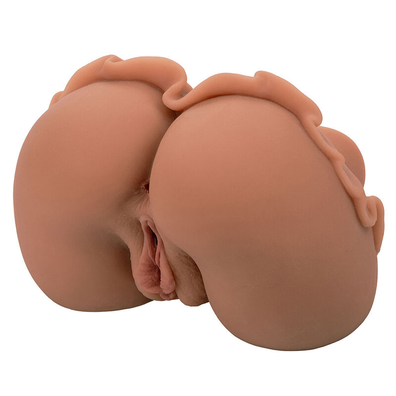 CALEXOTICS - THE HOMECOMING QUEEN DOUBLE REALISTIC MASTURBATOR CARAMEL - Imagem de 2