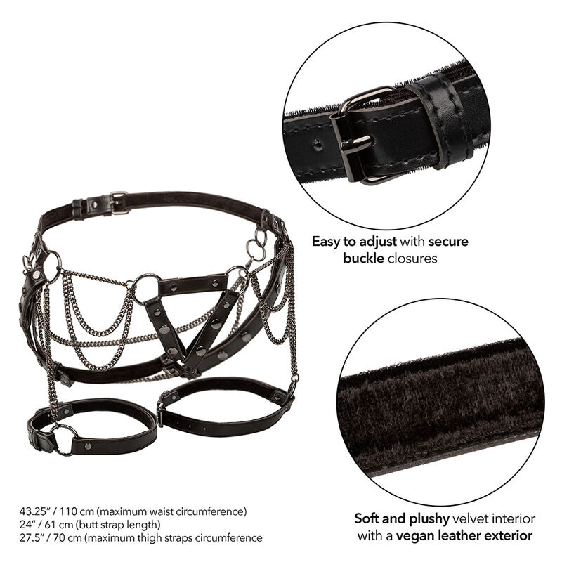 CALEXOTICS - EUPHORIA MULTICHAIN THIGH HARNESS PREMIUM - Imagem de 3
