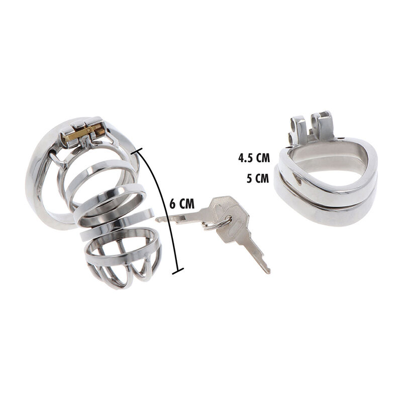 HIDDEN DESIRE - EXTREME CHASTITY COCK CAGE METAL - Imagem de 3