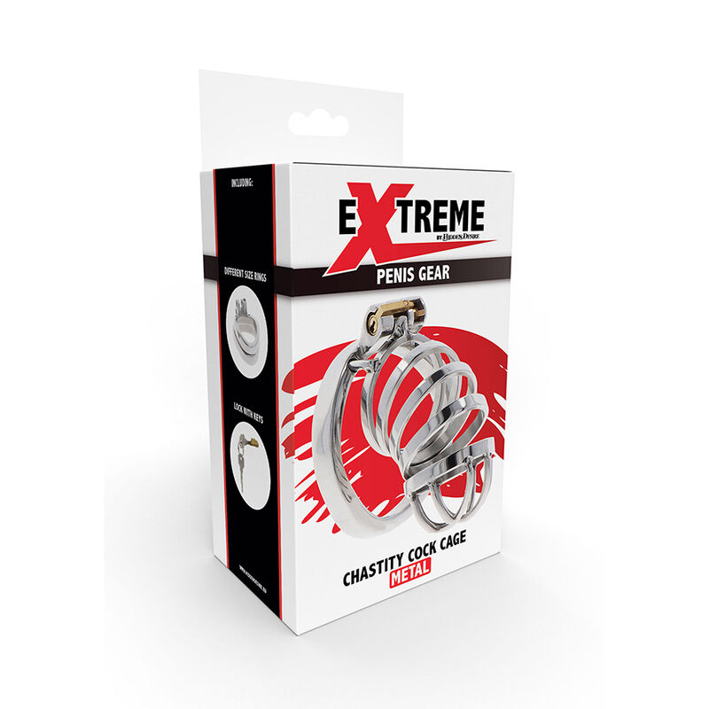 HIDDEN DESIRE - EXTREME CHASTITY COCK CAGE METAL - Imagem de 5