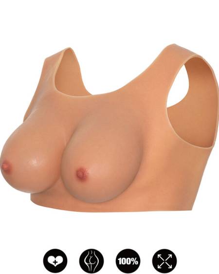 HIDDEN DESIRE - ALTER EGO WEARABLE BREAST TOP C-CUP FLESH