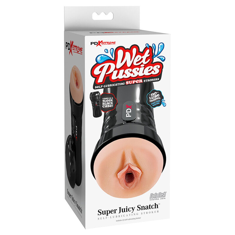 PDX EXTREME - WET PUSSIES SELF-LUBRICATING VAGINA MASTURBATOR FLESH - Imagem de 2