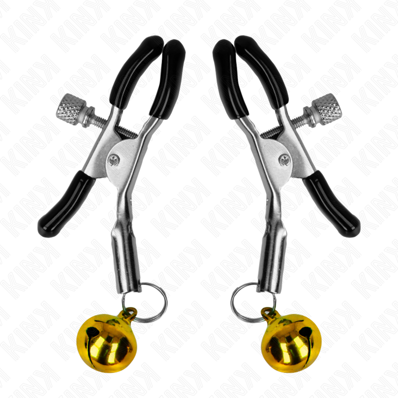 KINK - GOLD SINGLE BELL NIPPLE CLAMP 6 CM - Imagem de 2