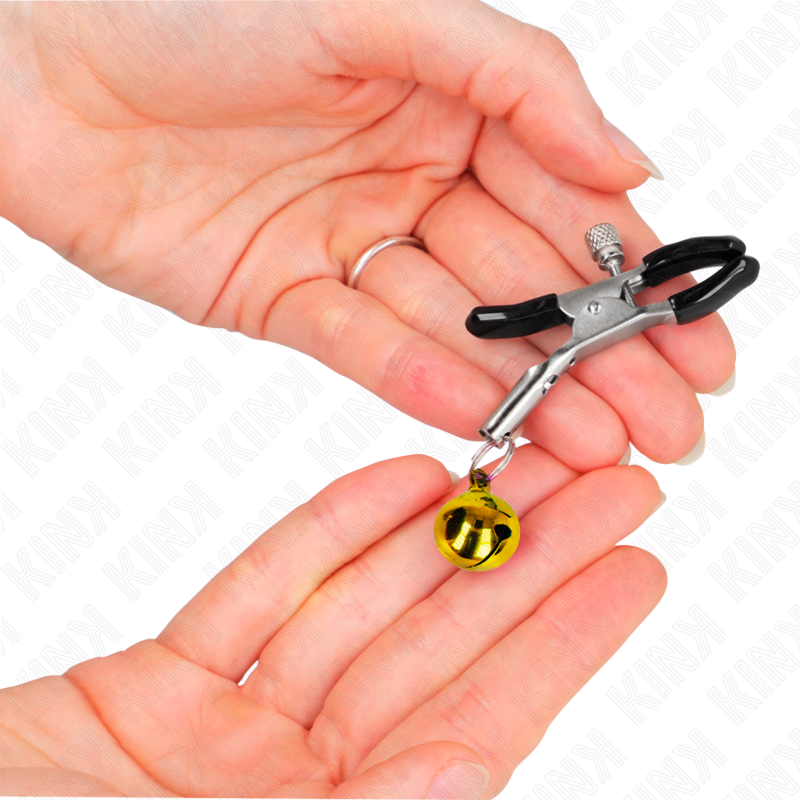 KINK - GOLD SINGLE BELL NIPPLE CLAMP 6 CM - Imagem de 3