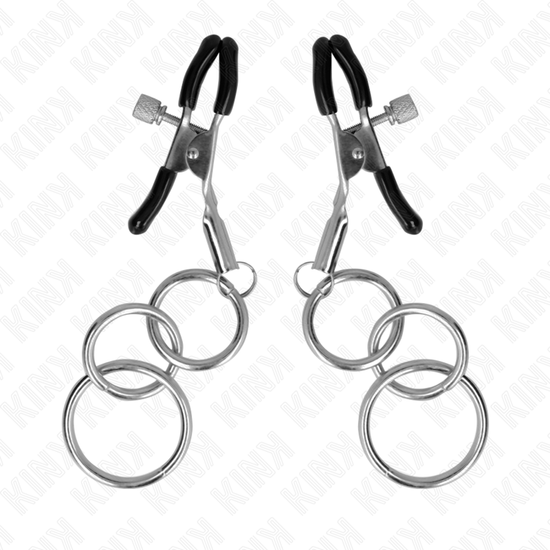 KINK - 3 O-RING NIPPLE CLAMP 6 CM - Imagem de 2