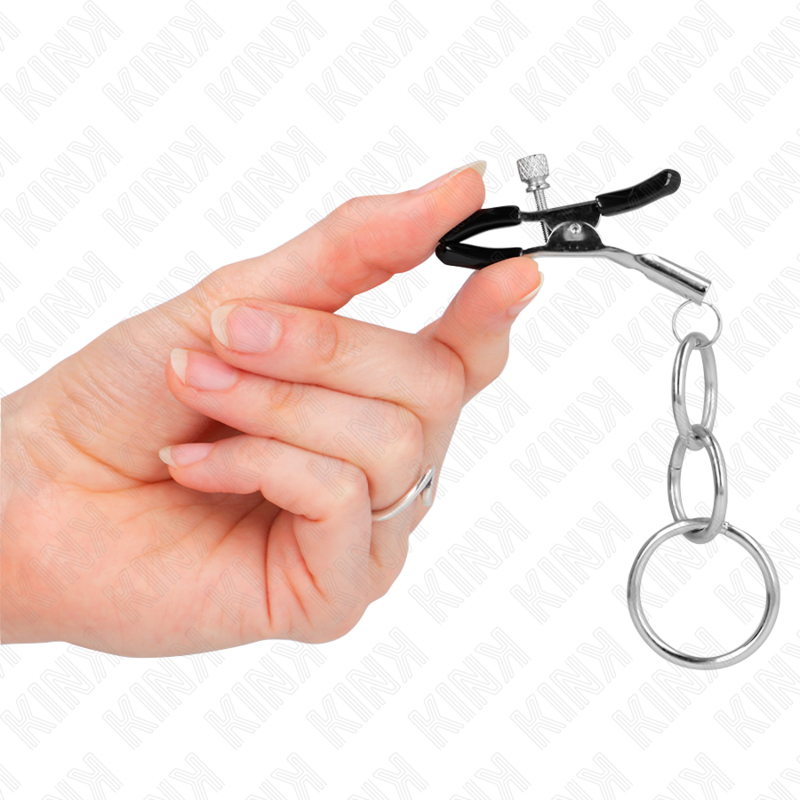 KINK - 3 O-RING NIPPLE CLAMP 6 CM - Imagem de 4