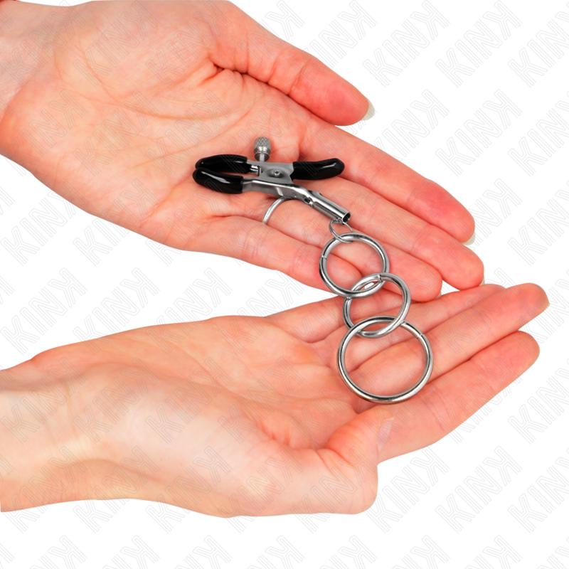 KINK - 3 O-RING NIPPLE CLAMP 6 CM - Imagem de 3