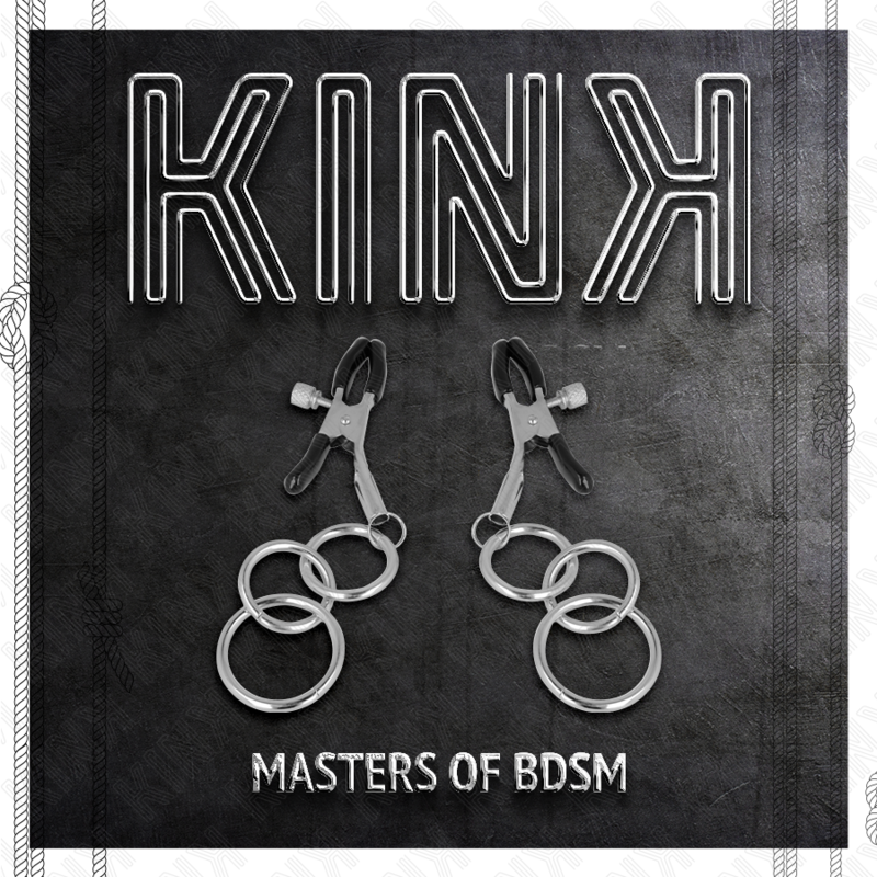 KINK - 3 O-RING NIPPLE CLAMP 6 CM - Imagem de 5