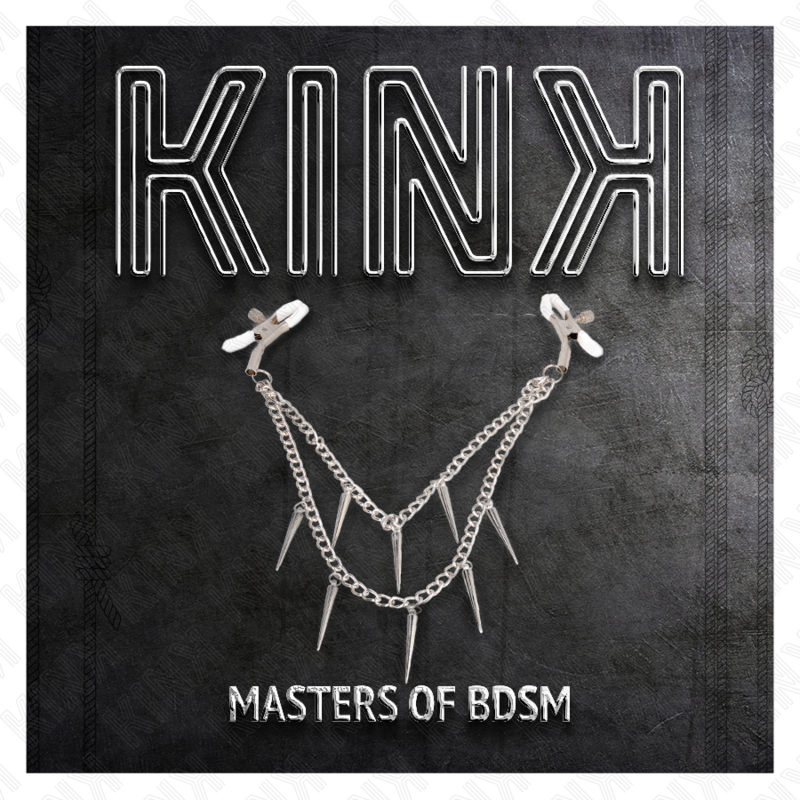 KINK - NIPPLE CLAMPS WITH SPIKES CHAINS 30 CM - Imagem de 5