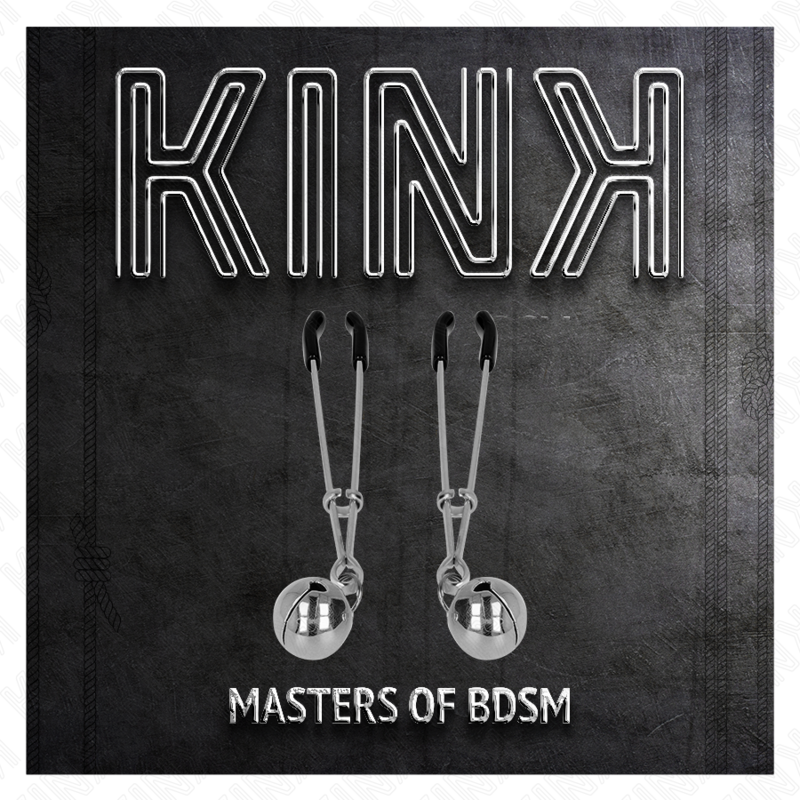 KINK - THIN BELL NIPPLE CLAMPS SILVER 7 CM - Imagem de 5