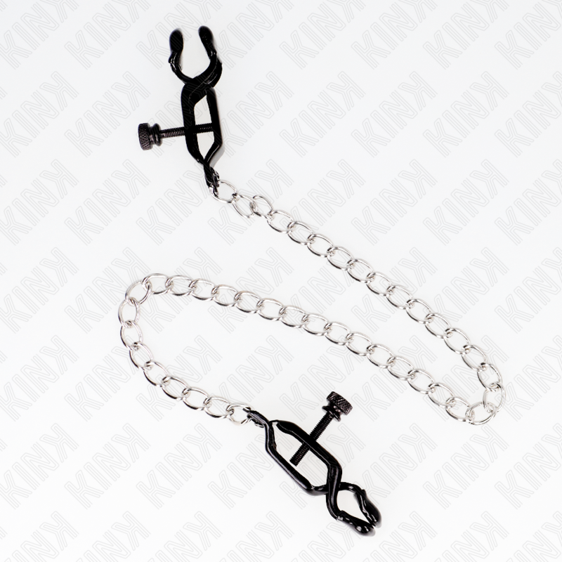 KINK - FLAT CHAIN NIPPLE CLAMPS SILVER 30 CM - Imagem de 2