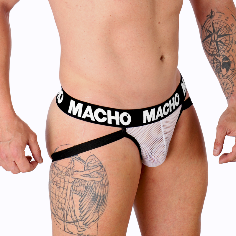 MACHO - MX26X1 JOCK REJILLA BLANCO S - Imagem de 2