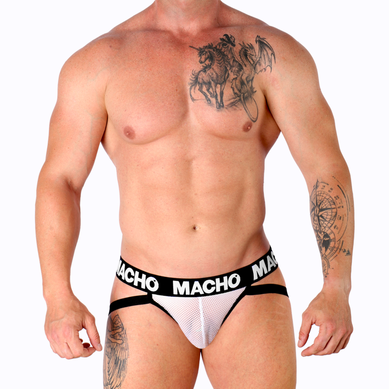 MACHO - MX26X1 JOCK REJILLA BLANCO S - Imagem de 5