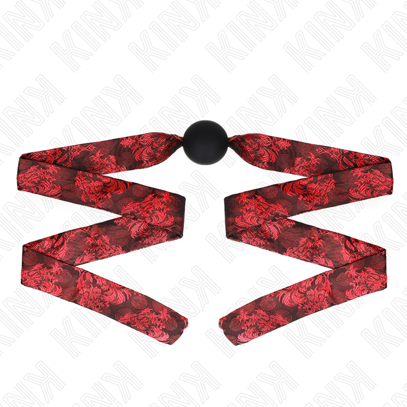 KINK - SCANDAL SILICONE BALL 4.5 CM GAG MODEL 2 146 x 4 CM - Imagem de 2