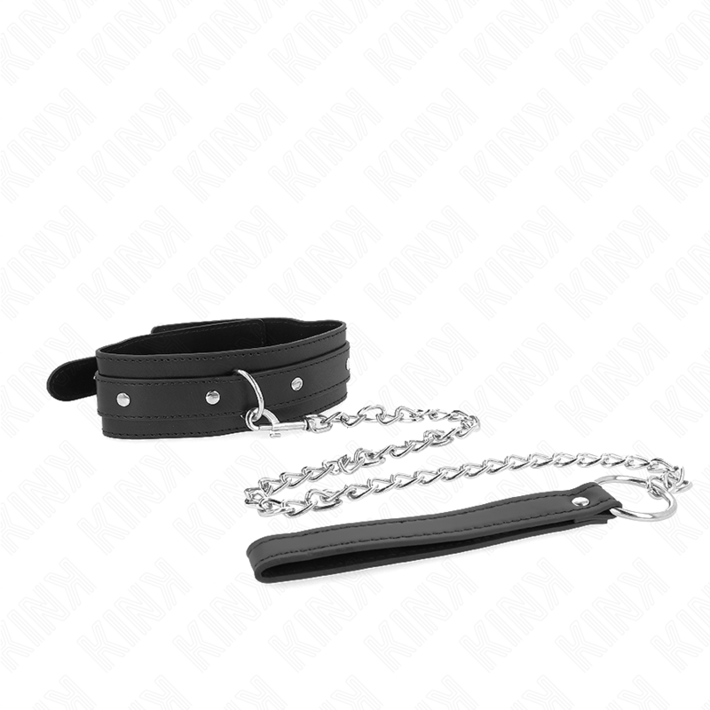 KINK - NECKLACE WITH LEASH 65 CM 1 RING ADJUSTABLE 38-49 CM X 5 CM - Imagem de 4