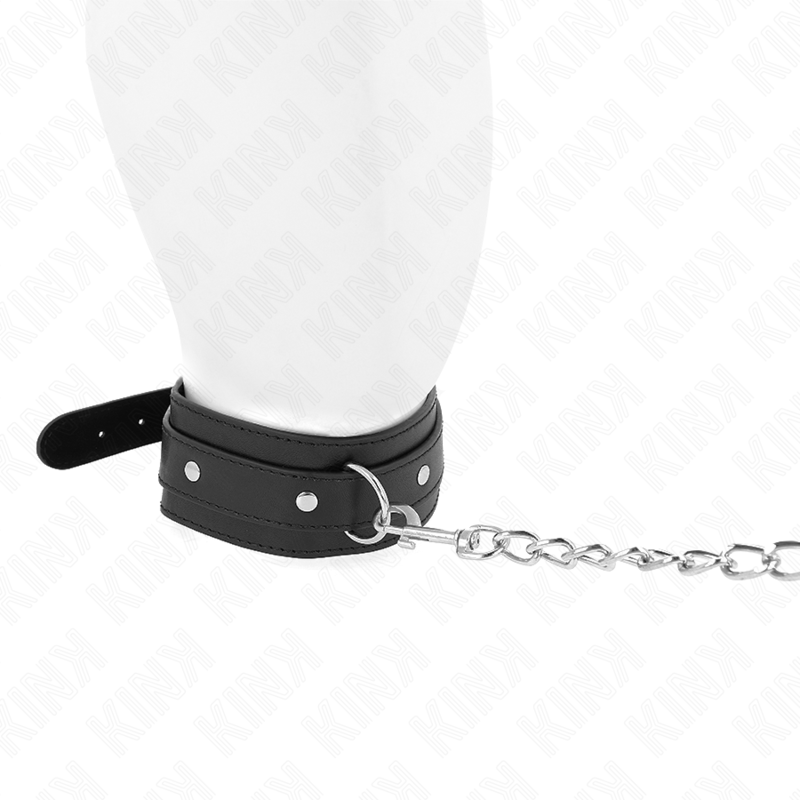 KINK - NECKLACE WITH LEASH 65 CM 1 RING ADJUSTABLE 38-49 CM X 5 CM - Imagem de 3