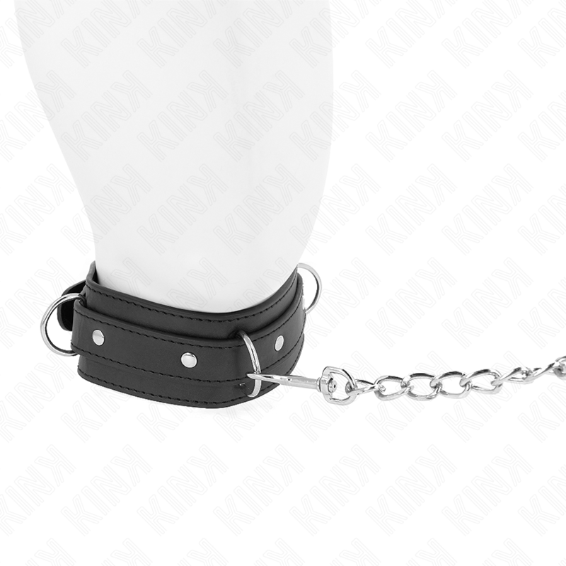 KINK - NECKLACE WITH LEASH 65 CM 3 RING MODEL 1 ADJUSTABLE 38-49 CM X 5 CM - Imagem de 3