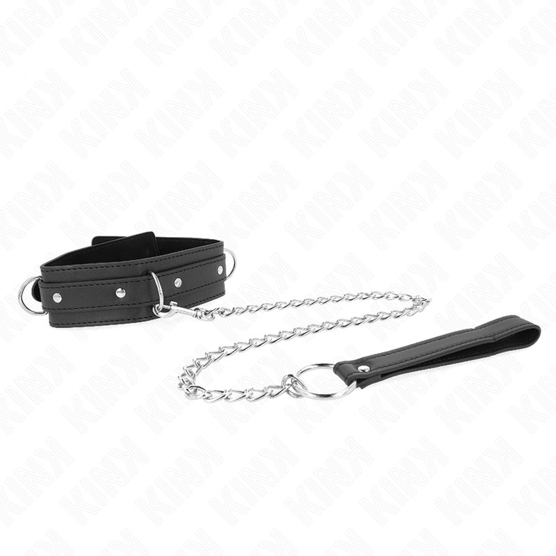 KINK - NECKLACE WITH LEASH 65 CM 3 RING MODEL 1 ADJUSTABLE 38-49 CM X 5 CM - Imagem de 2