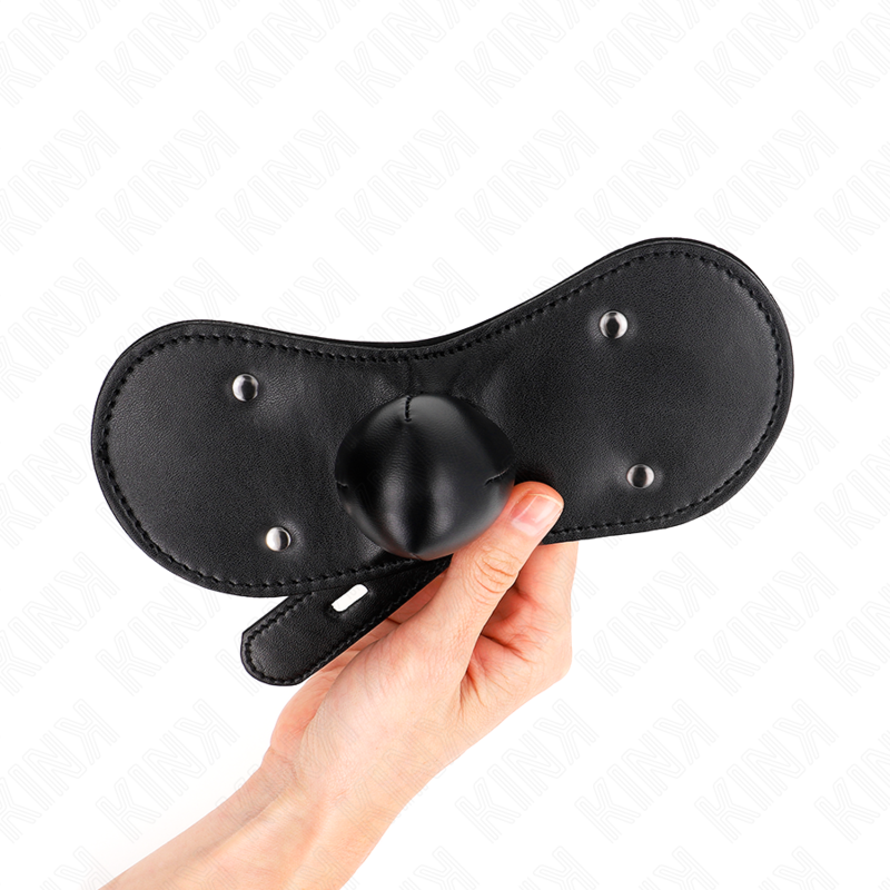 KINK - BALL GAG MOUTH MASK WITH LOCK ADJUSTABLE 42-60 CM - Imagem de 3