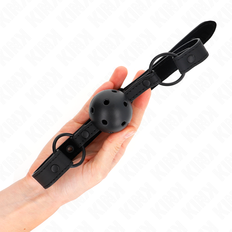 KINK - NEOPRENE BALL 4.5 CM GAG 63.5 X 2 CM ADJUSTABLE 41 X 59 CM - Imagem de 3