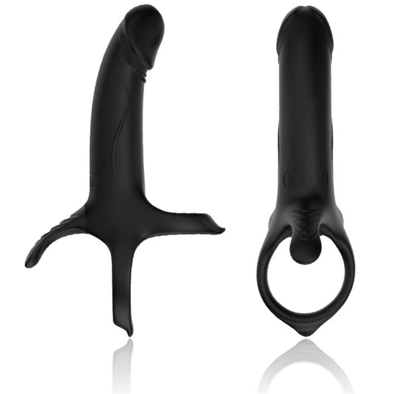ARMONY - DILDO WITH RING VIBRATOR BLACK - Imagem de 2