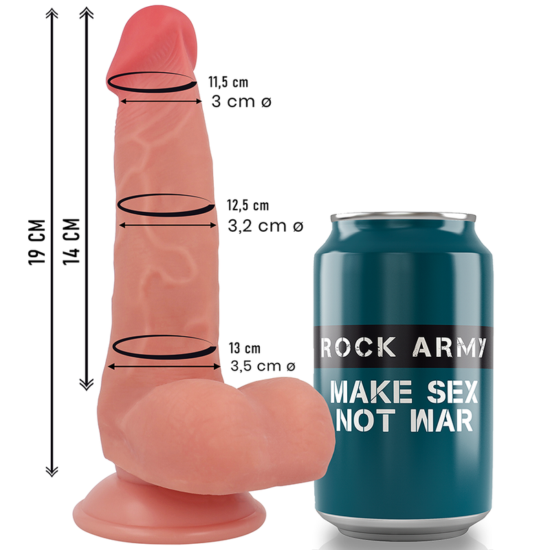 ROCKARMY - LIQUID SILICONE FOX 19 CM -O- 3.2 CM - Imagem de 3