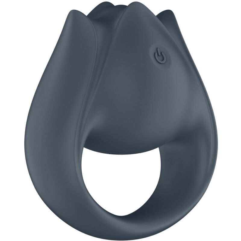 SATISFYER - PERFECT PAIR 2 MULTIVIBRATOR 2 IN 1 PENIS RING AND FINGER STIMULATOR GREY - Imagem de 5