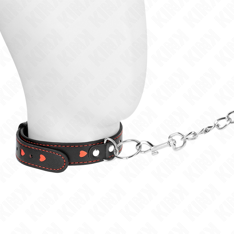 KINK - NECKLACE WITH STRAP 65 CM HEART DETAILS 52.5 X 2.5 CM - Imagem de 2