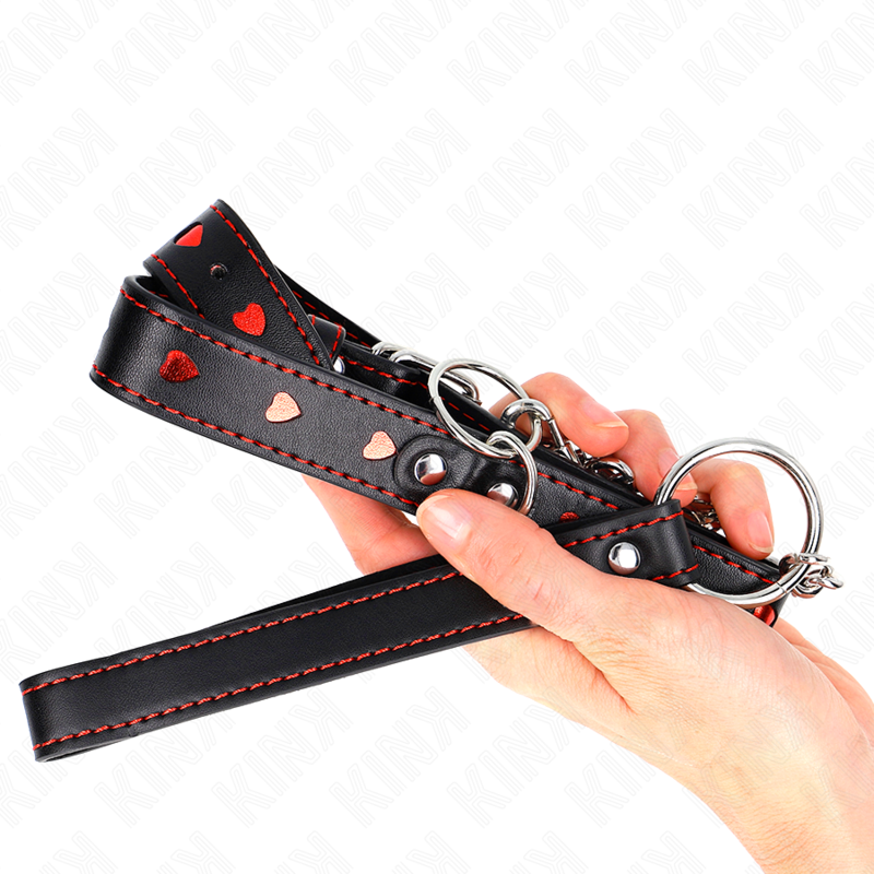 KINK - NECKLACE WITH STRAP 65 CM HEART DETAILS 52.5 X 2.5 CM - Imagem de 5