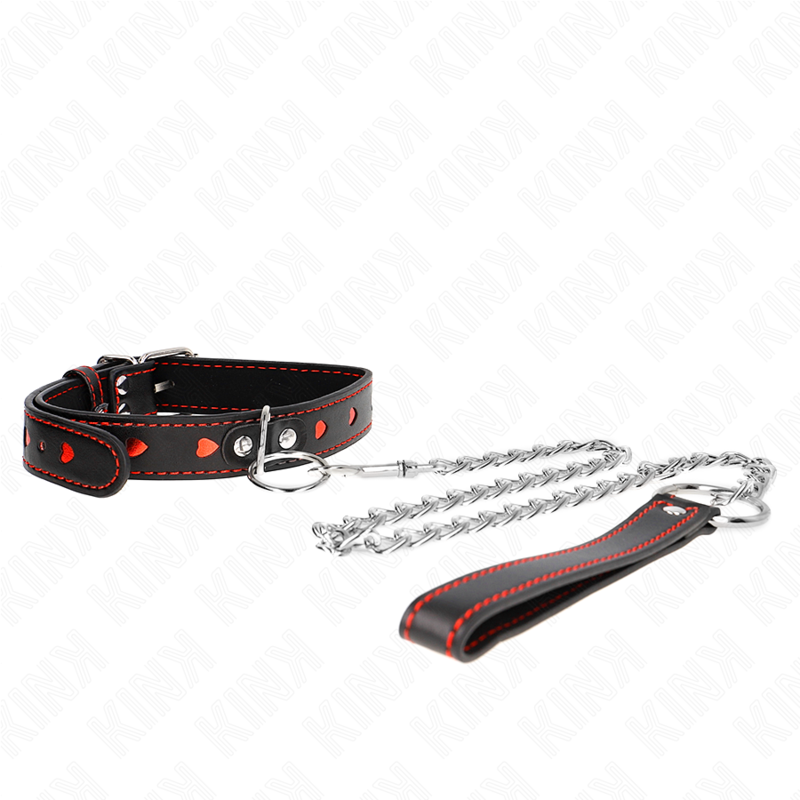 KINK - NECKLACE WITH STRAP 65 CM HEART DETAILS 52.5 X 2.5 CM - Imagem de 3