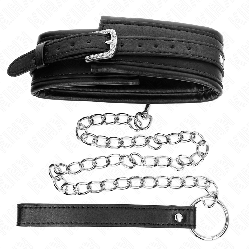 KINK - NECKLACE WITH SHINY BUCKLE STRAP 65 CM 48.5 CM X 5.3 CM - Imagem de 5