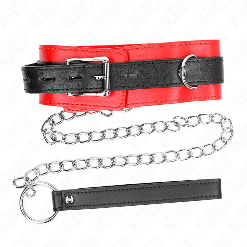 KINK - COLLAR WITH BELT 65 CM WITH STRAP RED 54 X 4.5 CM - Imagem de 5
