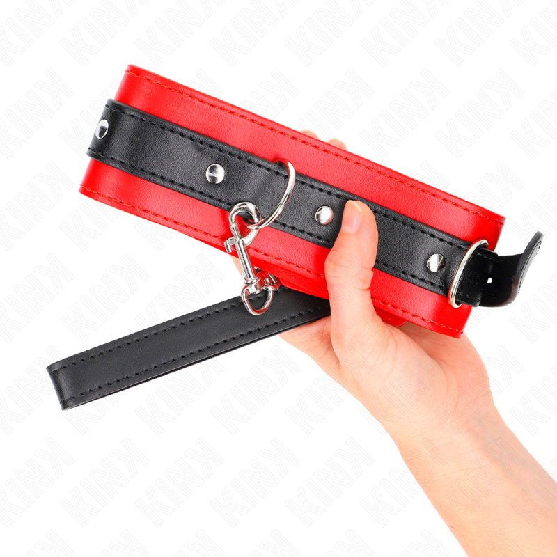 KINK - COLLAR WITH BELT 65 CM WITH STRAP RED 54 X 4.5 CM - Imagem de 4