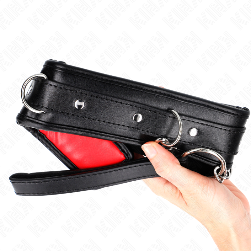 KINK - NECKLACE WITH SPONGE IMITATION LEATHER STRAP MODEL 3 ADJUSTABLE 37-54 CM X 3 CM - Imagem de 3