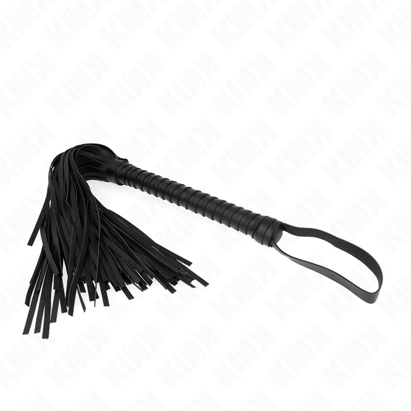 KINK - WHIP WITH BLACK TEXTURED HANDLE 48.5 CM - Imagem de 2
