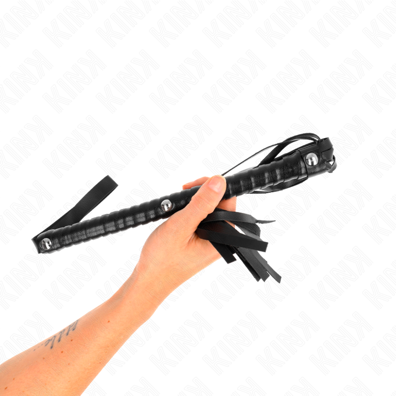 KINK - WHIP WITH BLACK TEXTURED HANDLE 48.5 CM - Imagem de 4