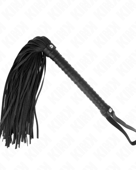 KINK - WHIP WITH BLACK TEXTURED HANDLE 48.5 CM