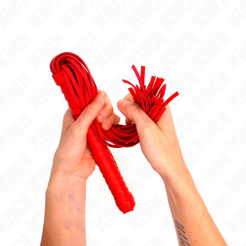 KINK - WHIP WITH RED TEXTURED HANDLE 48.5 CM - Imagem de 4