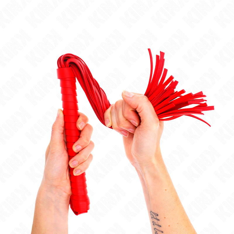 KINK - WHIP WITH RED TEXTURED HANDLE 48.5 CM - Imagem de 5