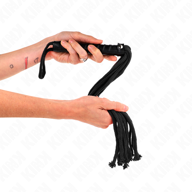 KINK - BLACK ROPE WHIP 56 CM - Imagem de 4